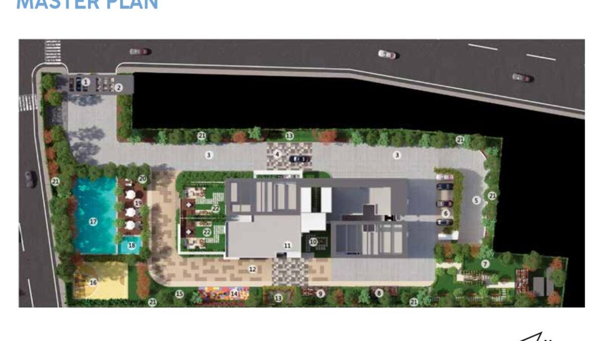 3 BHK Type A — 2,380 sq.ft Floor Plan