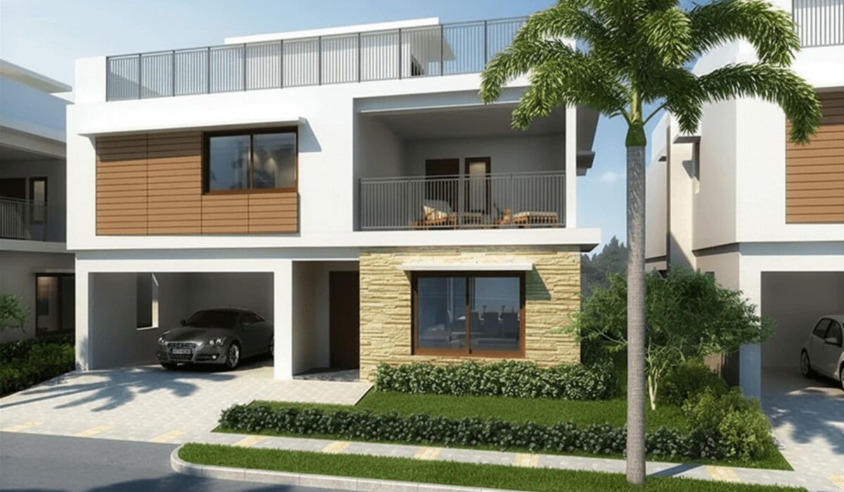 Adarsh Palm Acres swimming pool and deck