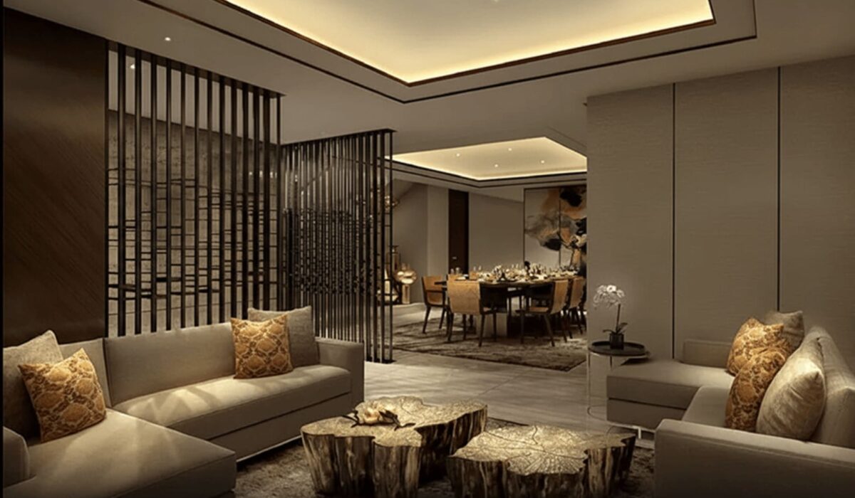 Adarsh Palm Acres landscaped gardens